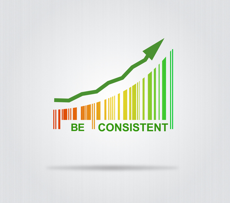 Be Consistent -Conceptual Illustration